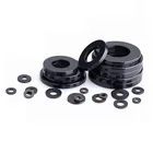 Черная пластиковая нейлоновая шайба M2, 5 M3 M4 M5 M6 M8 M10 M12, M14, MM16, M18, M20, плоская распорная шайба, уплотнительное кольцо