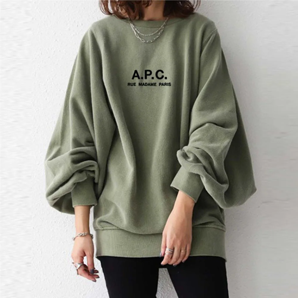 

Oversized Hoodie Harajuku Letter Print Winter Clothes Women Simple Casual Hooded Hip Pop Sweatshirts Loose Women's Clothing