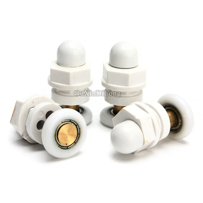 

10 шт., ролики для раздвижных дверей душа, диаметр 19/20/25/27 мм