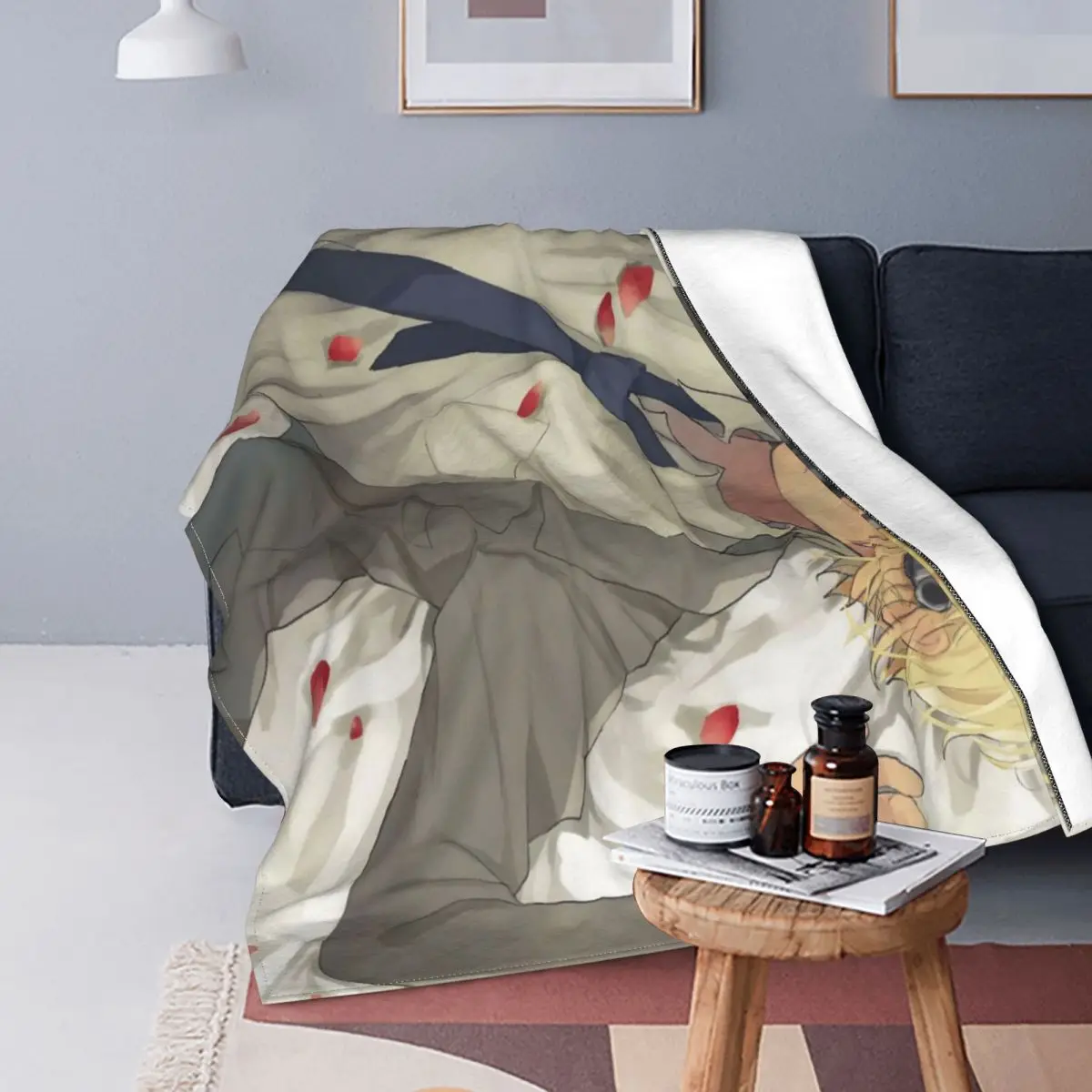 

Detective Conan Japanese Anime Blanket Velvet All Season Reasoning Breathable Soft Throw Blanket for Bed Travel Bedding Throws