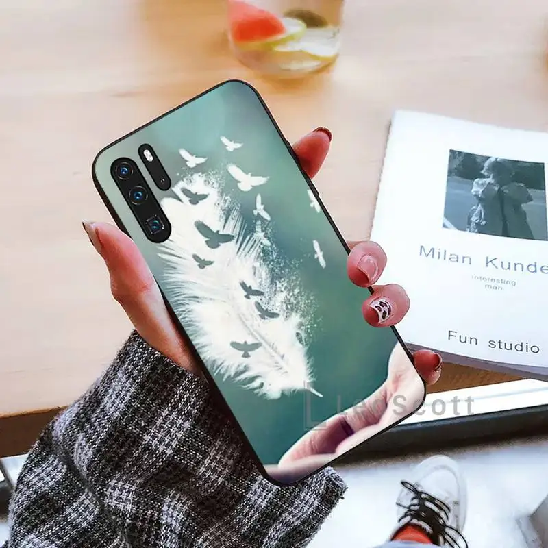 

Landscape Winter Light Snow Phone Case black For Huawei honor Mate mate P 10 9X 10i 20 30 40 y7 lite pro p smart 2019