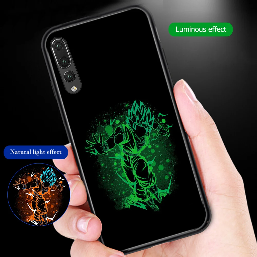 Ciciber чехол для huawei P30 P20 mate 20 Pro Lite телефона Honor 10 светящийся из закаленного стекла