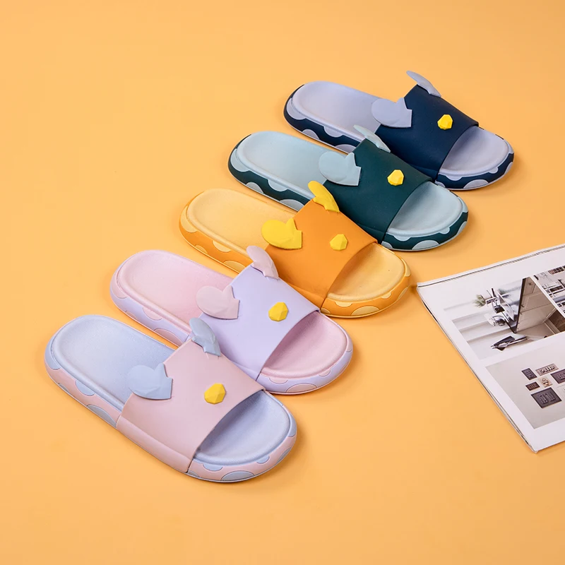 

Summer Cute Elk Unisex Slippers Men Casual Home Bathroom Shoes Women Cartoon Pink Sandals Flip-Flop Outdoor Zapatillas Mujer D12