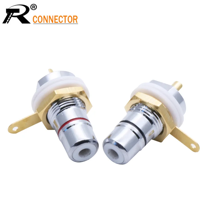 10 шт./5 пар высокое качество медный шнек с родиевым/золотым покрытием CMC RCA