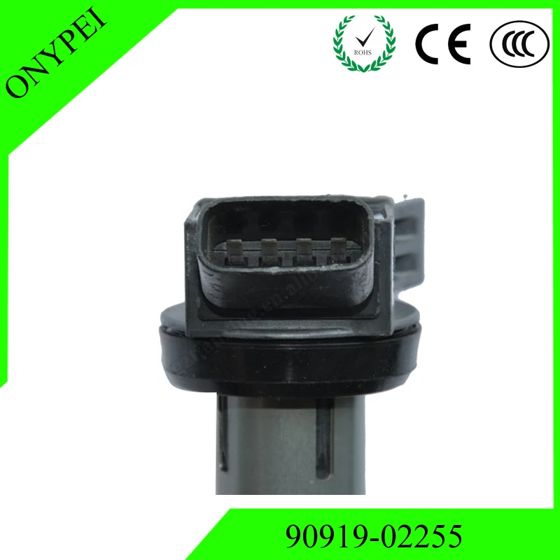 Автозапчасти катушка зажигания 90919 02255 для Toyota Camry Highlander Lexus ES350 RX350 3.5L UF487 C1601