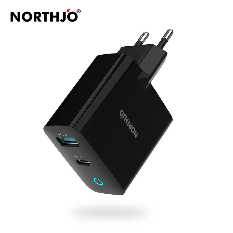 

NORTHJO GaN 65W USB C PD Charger Power Adapter with Cable for MacBook Pro Air Samsung Lenovo HP Dell asus EU Plug