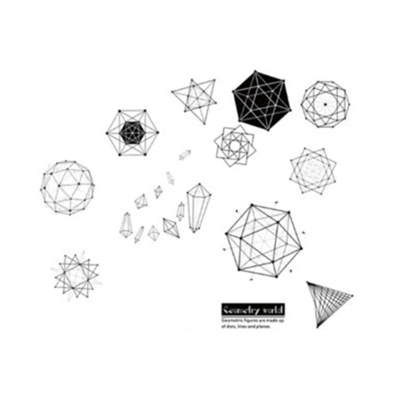 Geometric Mountain Triangle Wall Stickers For Kids Nursery Decor Decal Art Mural | Дом и сад
