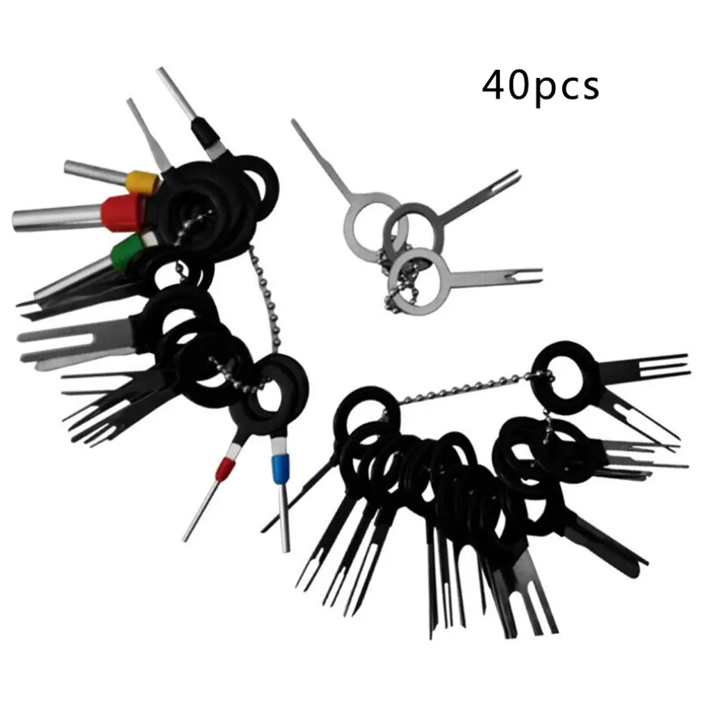 

3/8/11/18/36/41PCS/Set Car Plug Terminal Extraction Pick Back Needle Wire Harness Connector Crimp Pin Auto Repair Tool