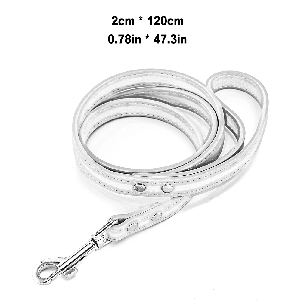 Кожаный поводок для собак поводки 6 цветов однотонные больших средних и мелких