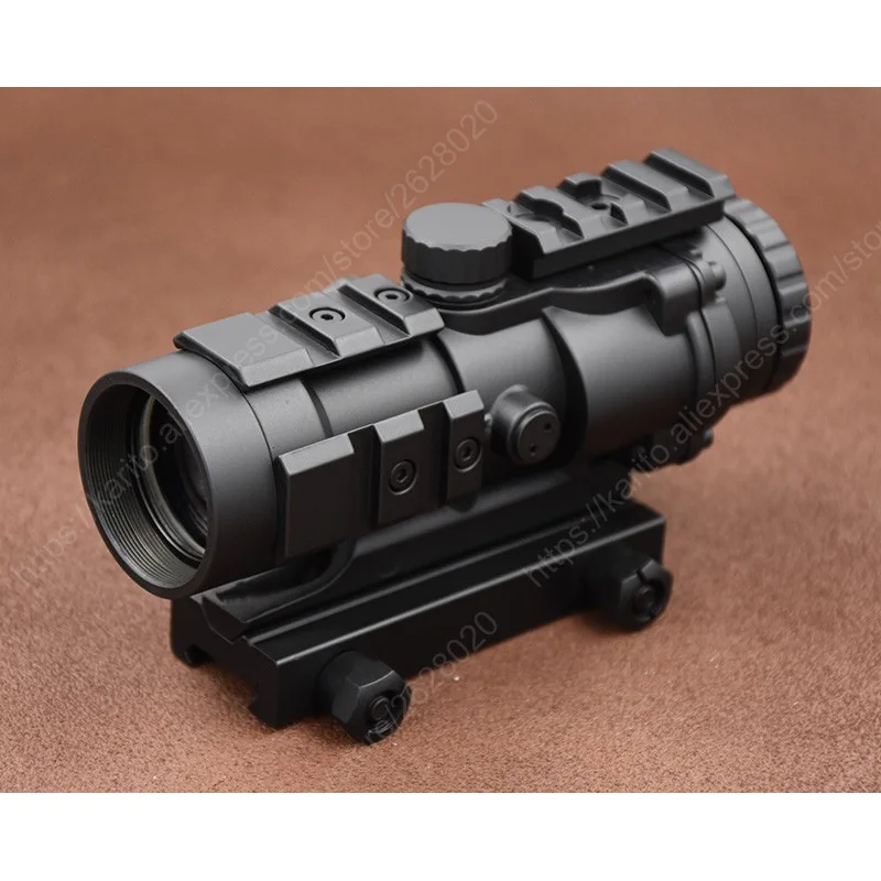 Тактический винтовочный прицел 4x32 с трехсторонней направляющей Пикатинни