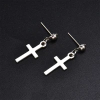 new unique cross pendant earrings for mens and womens punk gothic bohemian rock unisex womens earrings
