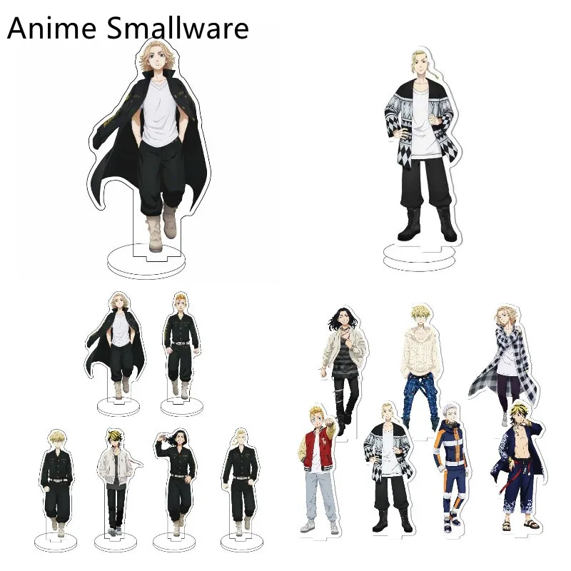 

Anime Tokyo Revengers Character Model Cosplay Manjiro Ken Takemichi Hinata Atsushi Acrylic Double-Sided Standing Sign Decorate