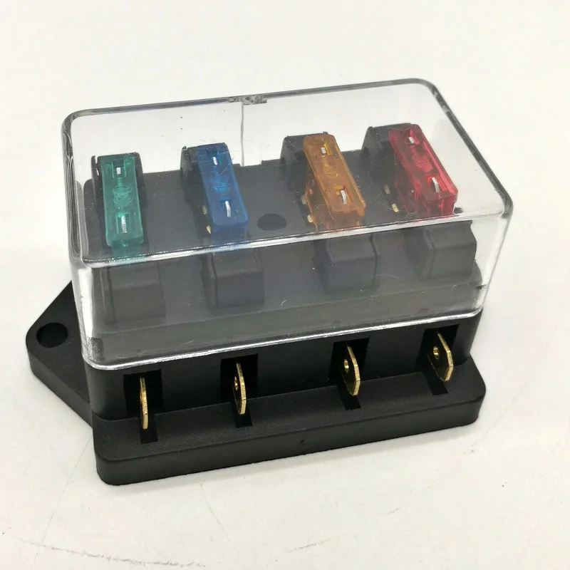 12 V/24 V 4 Way 5 way Автомобиль Грузовик Авто лезвие предохранитель коробка держатель цепи стандарт+ лезвие предохранитель