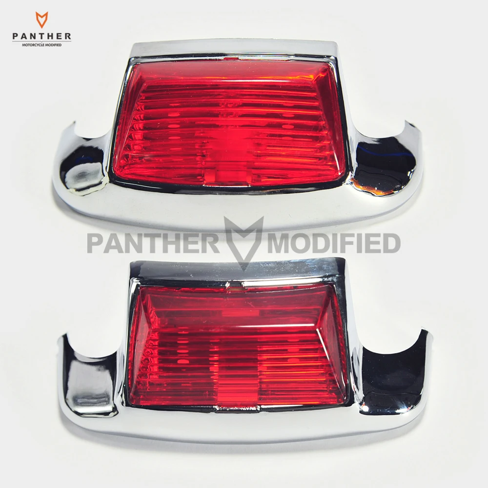 

Red Front / Rear Fender Tip Light Lens case for Harley FLHT Electra Glide Standard