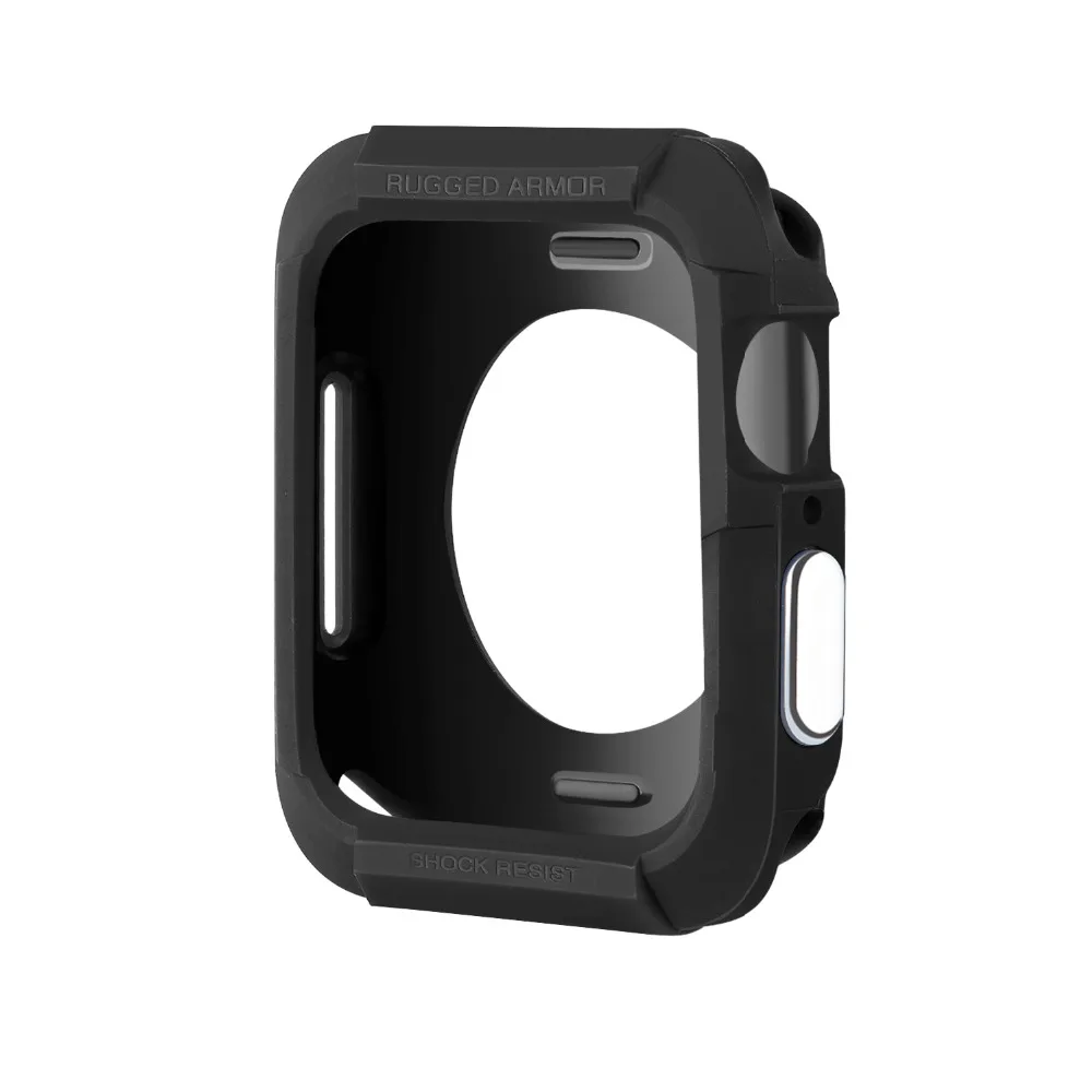 Новинка прочный Чехол 40 мм 44 для часов Apple Watch защитная рамка из ТПУ iWatch 5 4