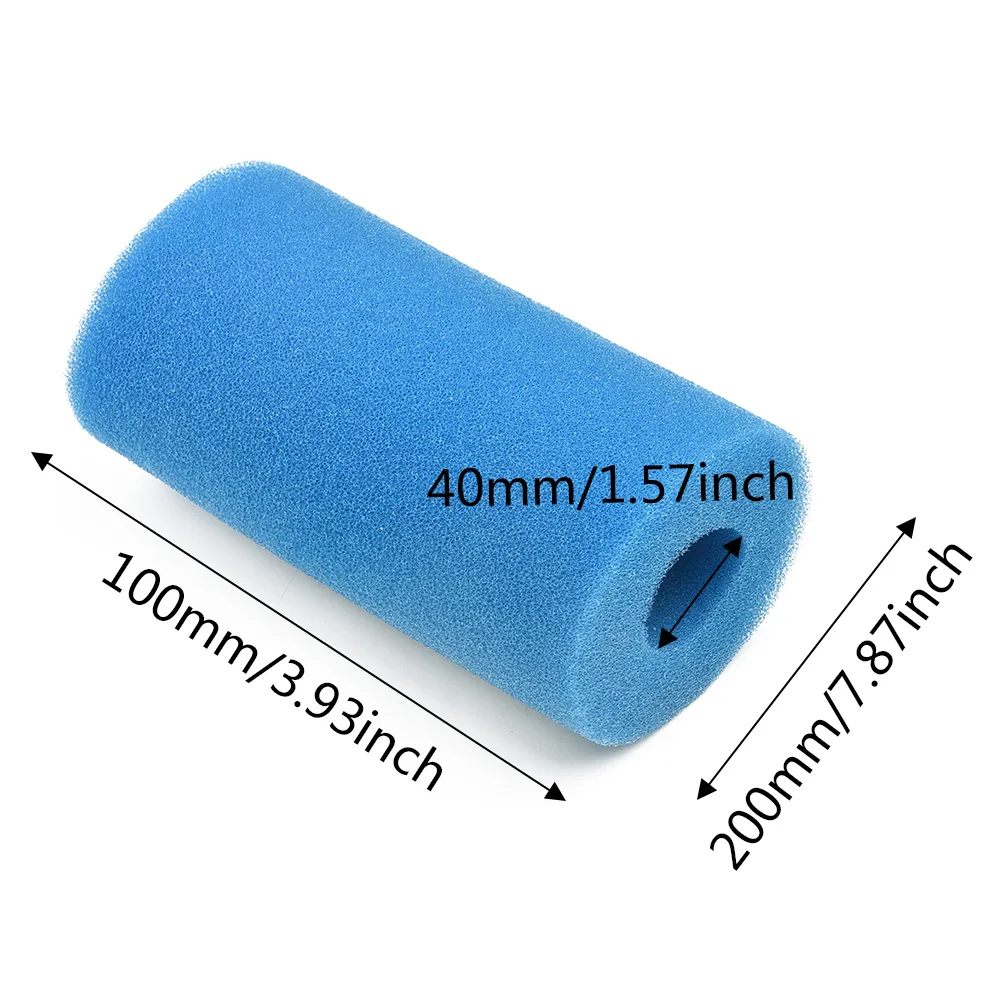 

Blue Filter Sponge Cartridge Equipment Filter For Intex Type A Pool Replacement