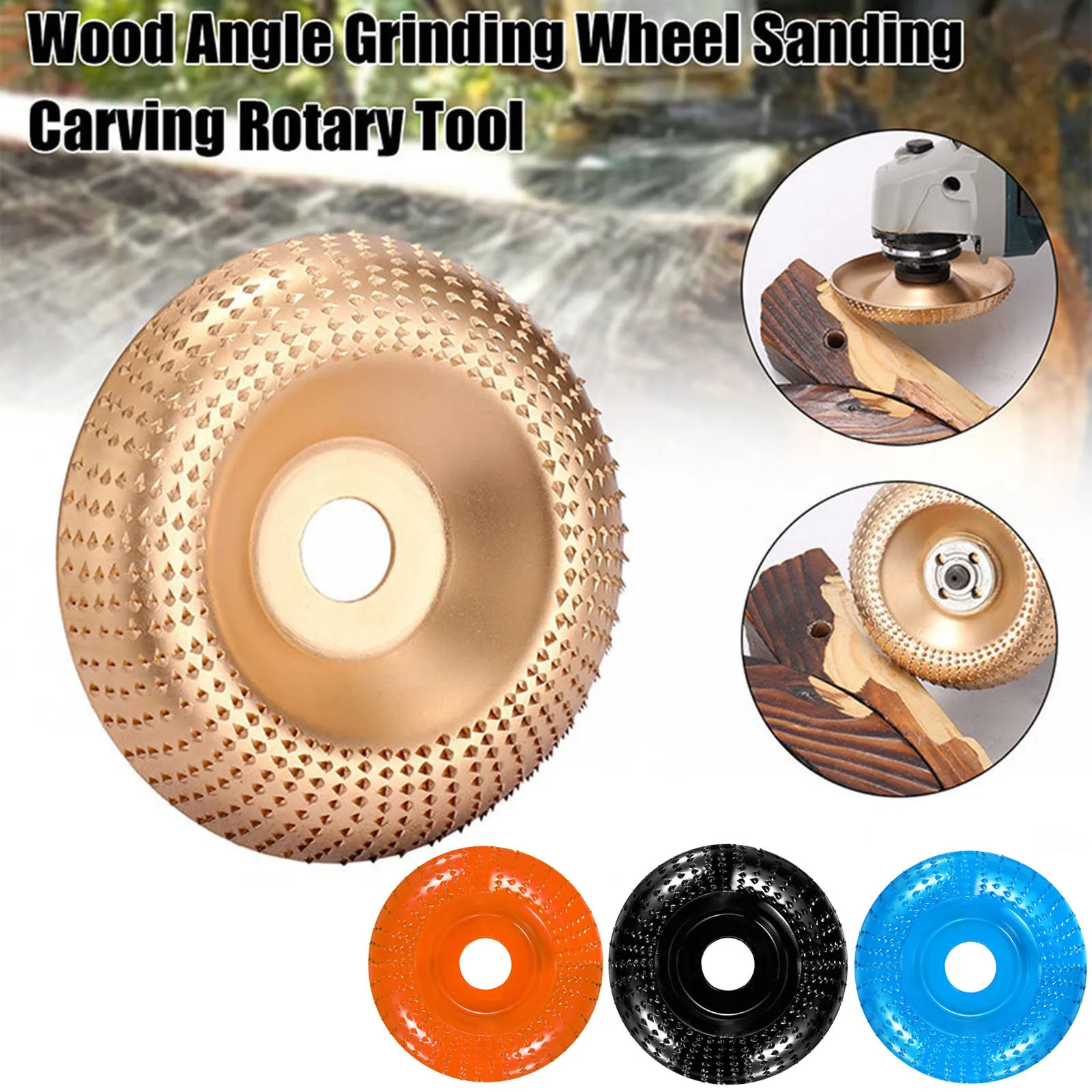 

Wholesale 125mm Grinding Wheel Wood Sanding Carving Shaping Disc For Angle Grinder Carbide Wood Sanding Carving Shaping Disc#35