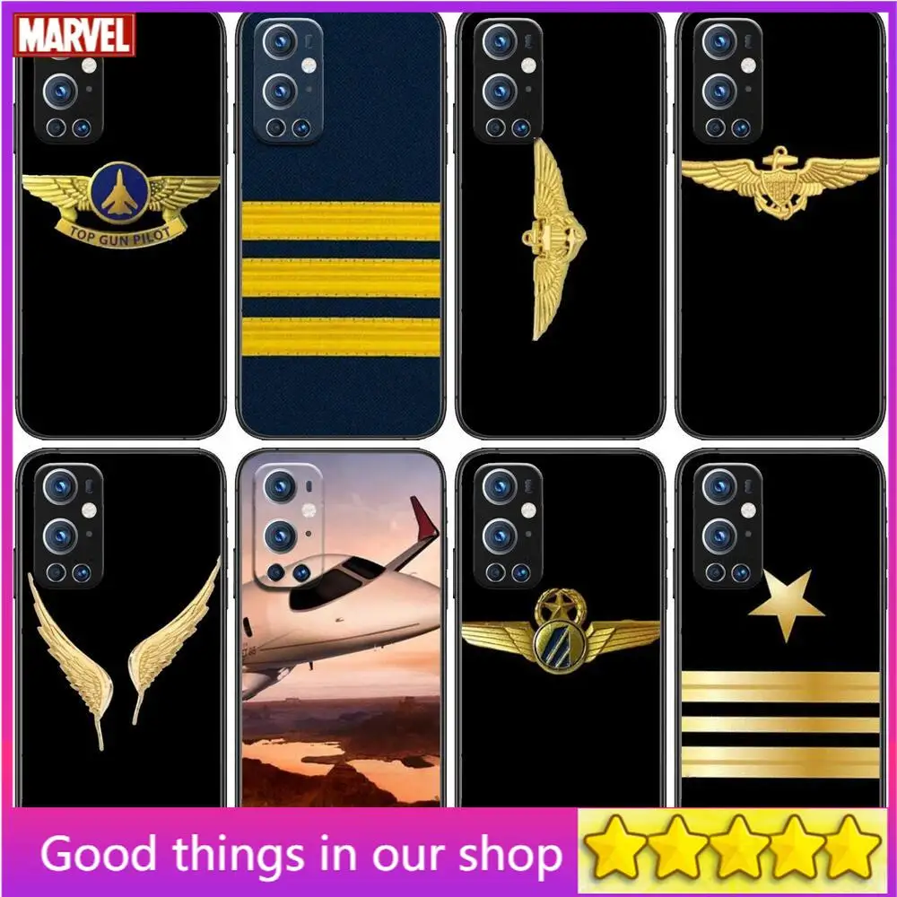 

Airplane Pilot Epaulette For OnePlus Nord N100 N10 5G 9 8 Pro 7 7Pro Case Phone Cover For OnePlus 7 Pro 1+7T 6T 5T 3T Case