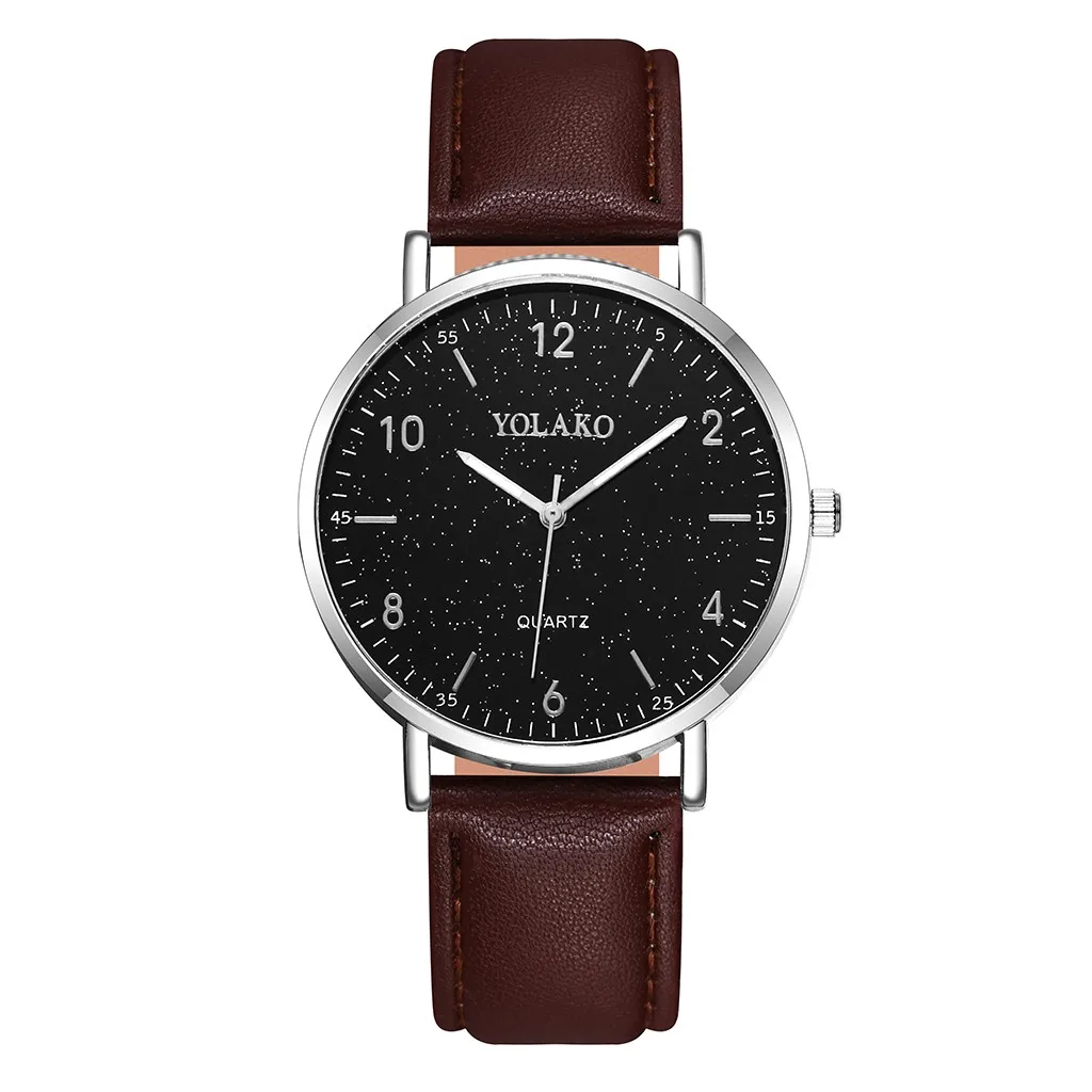 

Women fashion watches 2020 YOLAKO Sleek Minimalist Calendar Leather Mesh Belt Woman Quartz Watch New Gifts for the new year