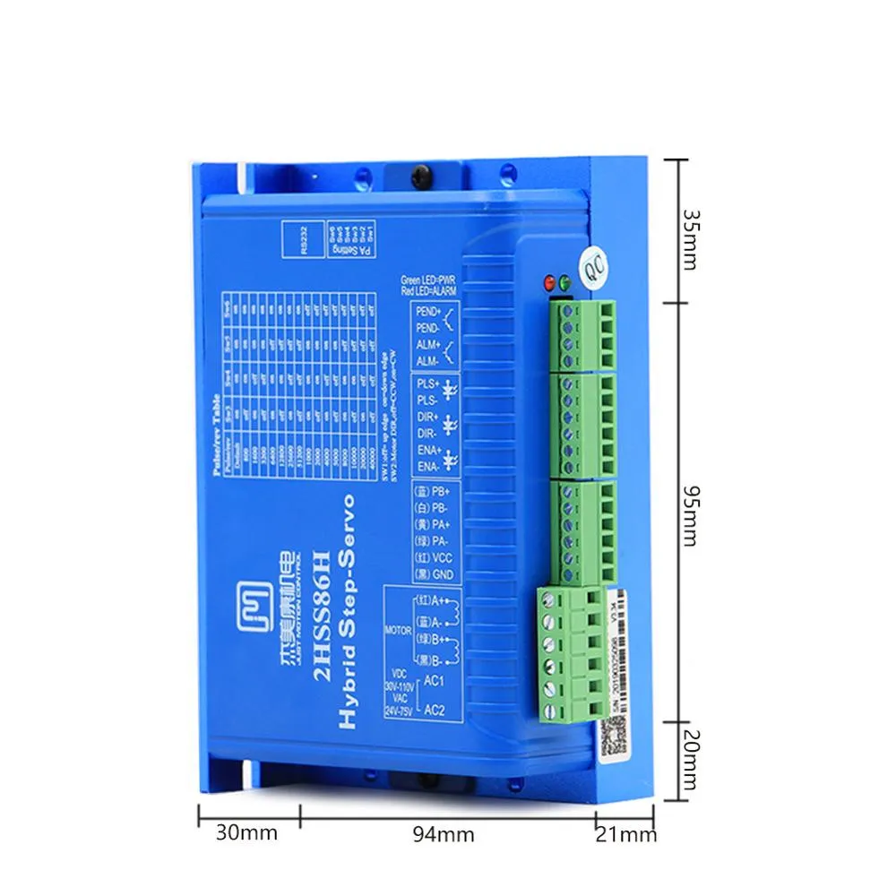 Nema 34 86J1880EC-1000 Шаговый двигатель с замкнутым контуром 4,5 Нм 5А Гибридный шаговый двигатель 2HSS57 Цифровой привод (art.: 3920cb40382fe) - 3920cb40382fe