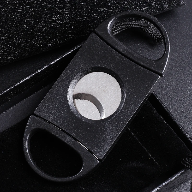 Новинка 1 шт. металлические ножницы для сигар светильник кие черные портативные