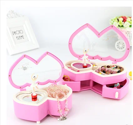 Музыкальная шкатулка для девочки Танцующая балерина неба город музыкальная