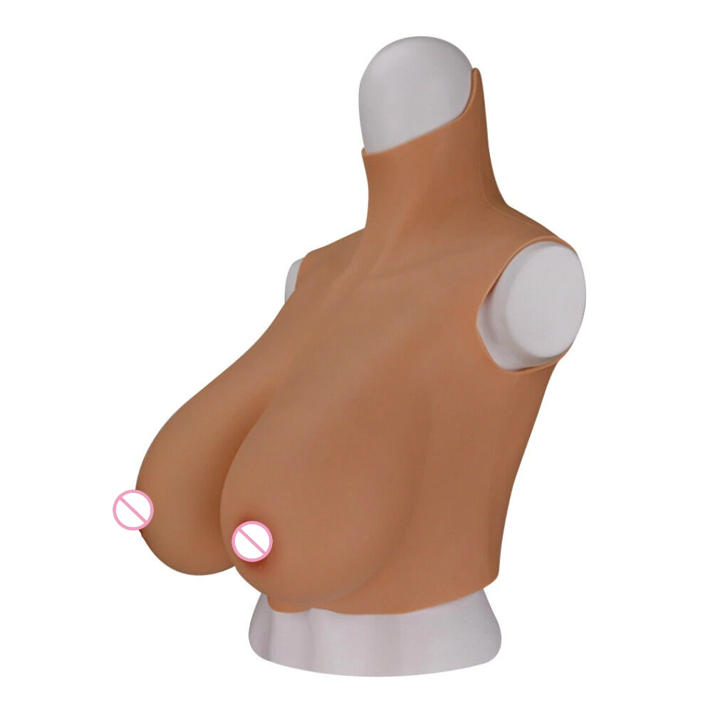 G-cup Oil-free Silicone Forming Lifelike Breasts for Women Breast Enhancer Suitable for Crossdresser Queen and Mastectomy Female