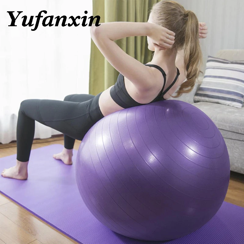 

Шары для йоги, устройство для баланса, мяч для упражнений, тренировочный мяч, 55 см, 65 см, с насосом, мячи для йоги, баланс