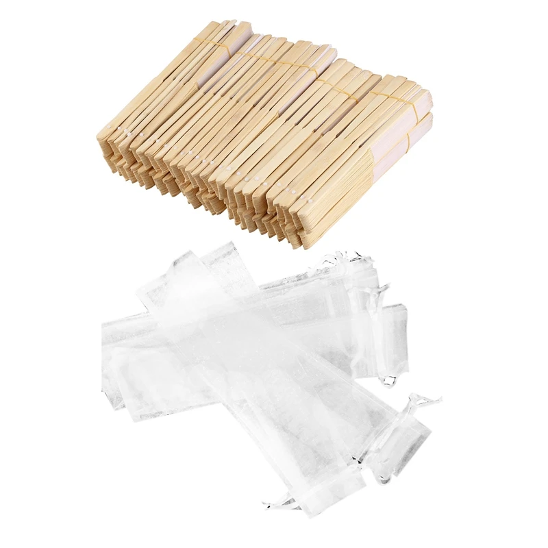 50 шт. белые складные сумочки из органзы на шнурке вечерние подарочные сумки