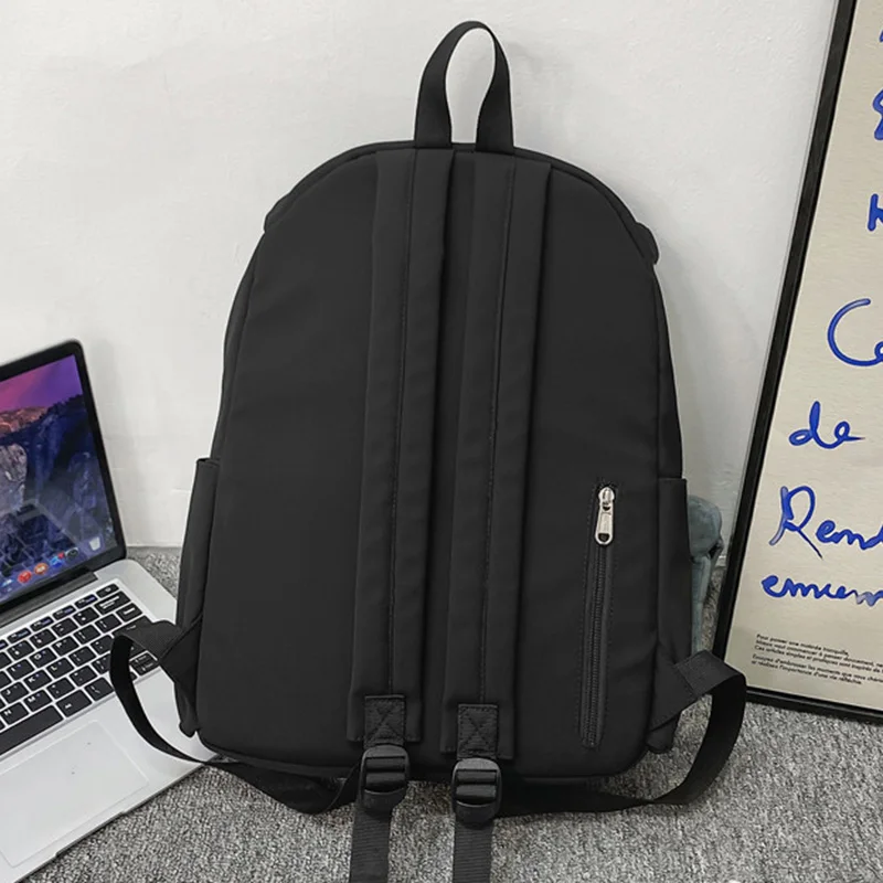 Однотонный нейлоновый Модный Зеленый Рюкзак для девочек и мальчиков женская