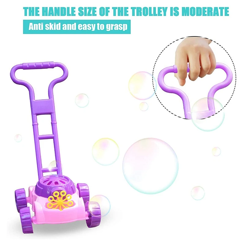 

Outdoor Toy for 2 Years Old Kids, Bubble Machine Toys for Boys Girls Bubble Lawn Mower Garden Party Bubble Blower