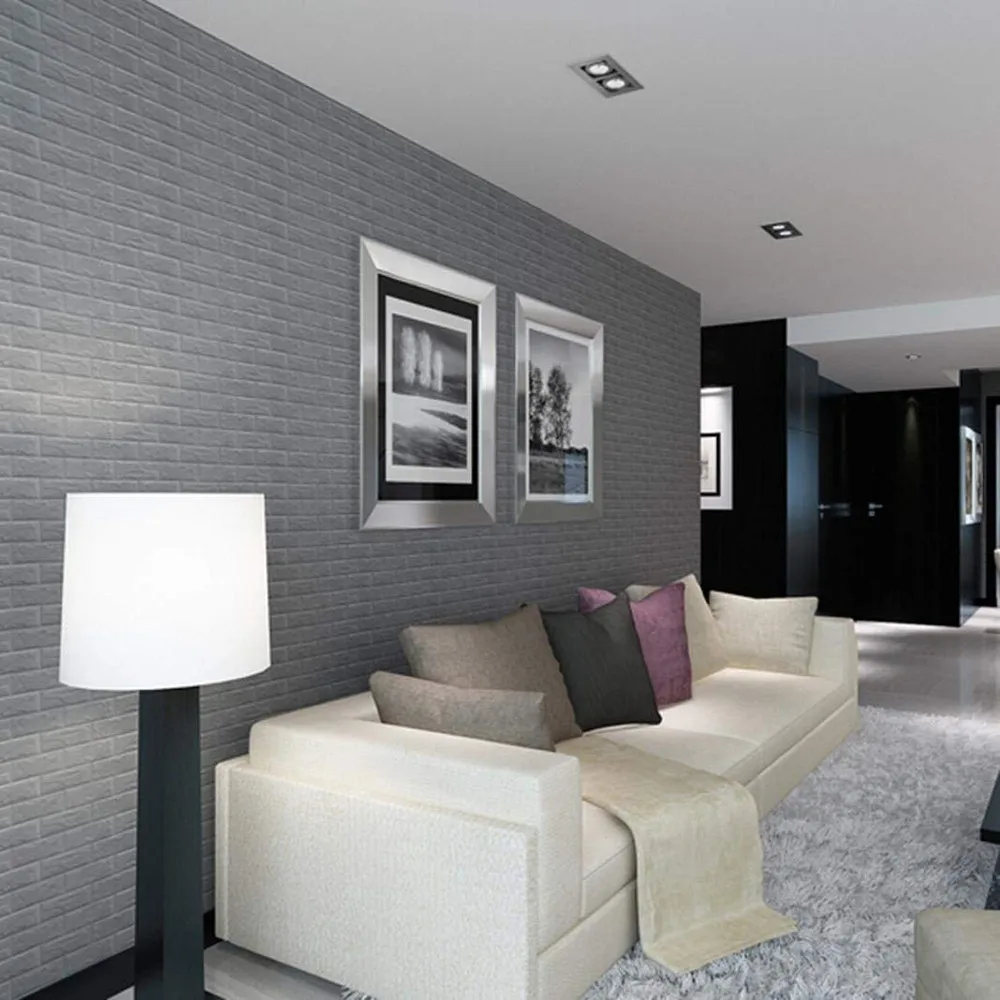 Самодельные 3D наклейки на стену фотообои с имитацией кирпичной стены обои для