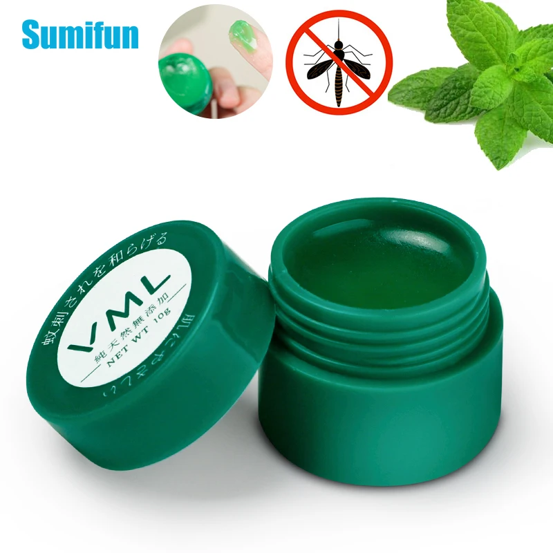 

1Pcs 10g Mosquito Repellent Cream Analgesic Peppermint Herbal Ointment Itching Anti-motion Cooling Oil Houseware Outdoor P0093