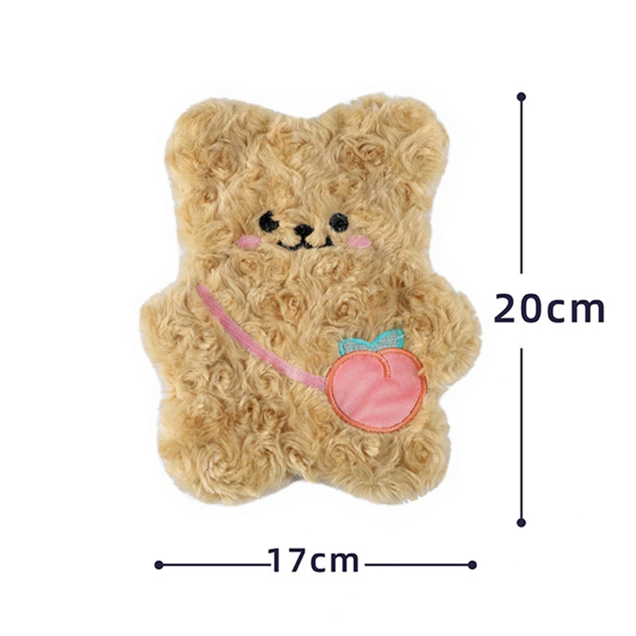 Чехол для карандашей плюшевый милый медведь корейские канцелярские