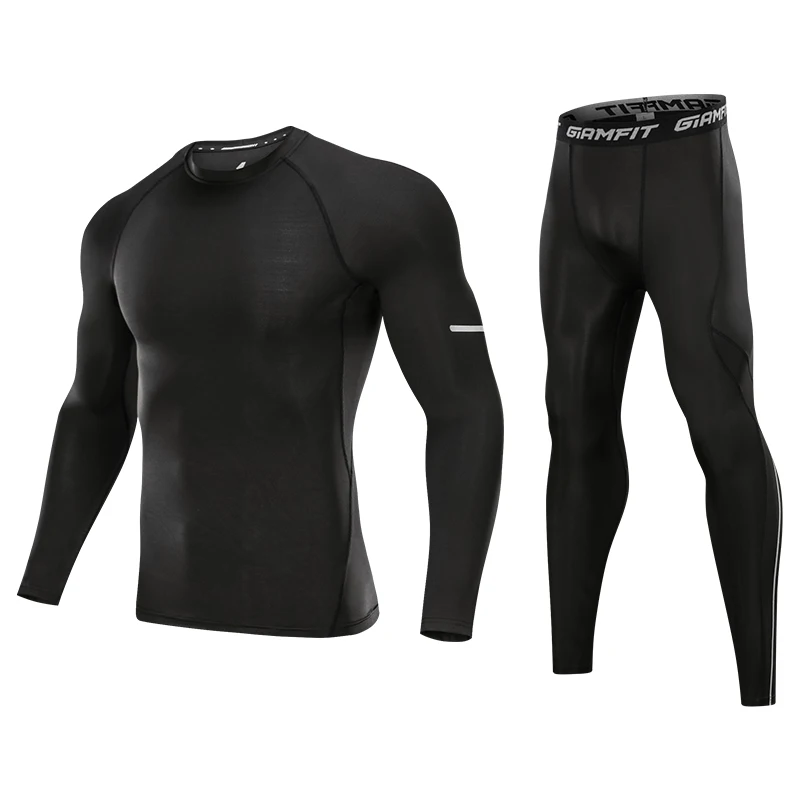 compression suits 4 шт./компл. Детские зимние штаны сжатия спортивные костюмы баскетбольные майки Тренажерный зал Спортивный тренировочный баскетбольная форма - Цвет: compression suits