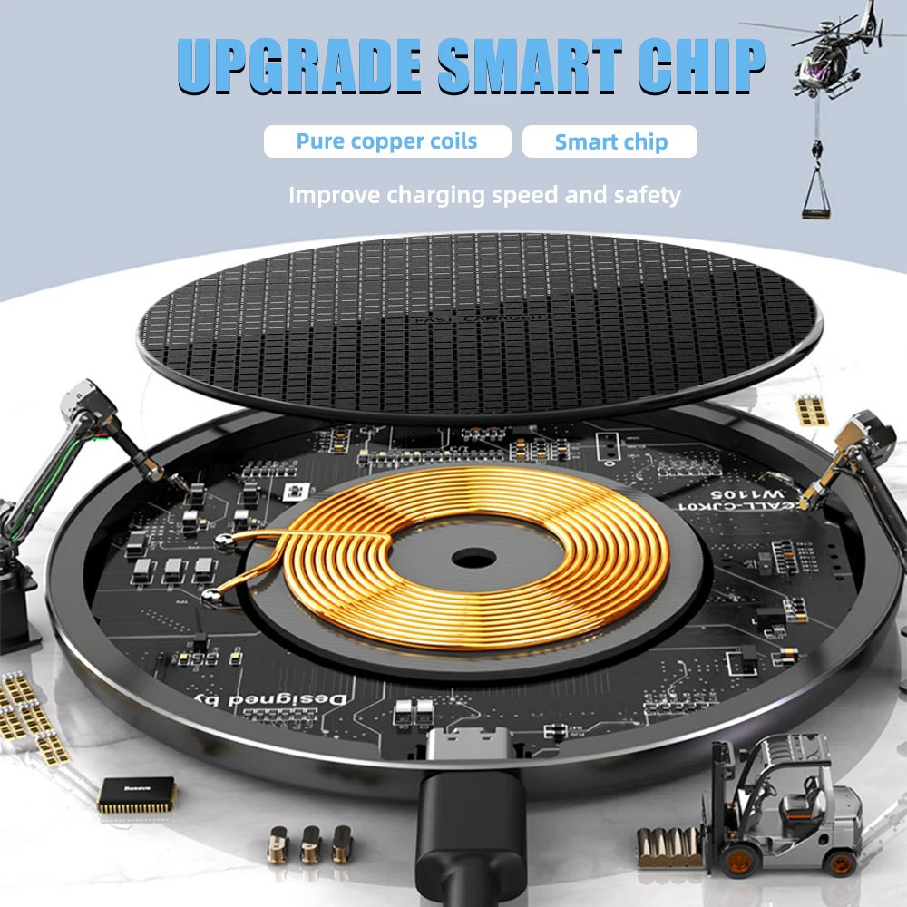 20w fast wireless charger dock for samsung galaxy s10 s9 s8 note 9 usb qi charging pad for iphone 11 pro xs max xr 8 plus 12 13 free global shipping