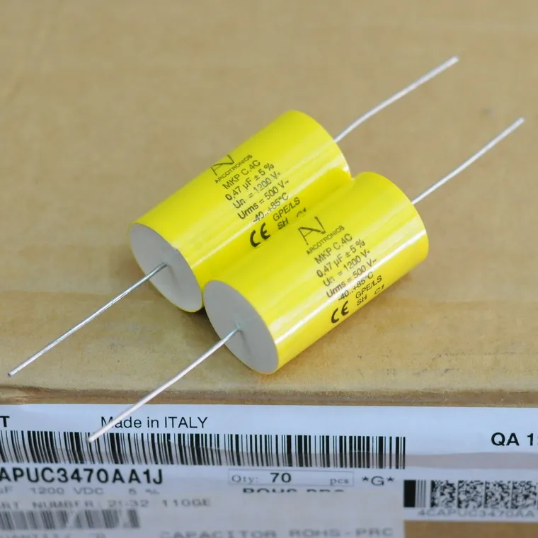 1pcs/1lot Original Italian AV MKP 1200V 0.47uf 474 470N fever Promise tube amplifier coupling capacitor | Автомобили и мотоциклы