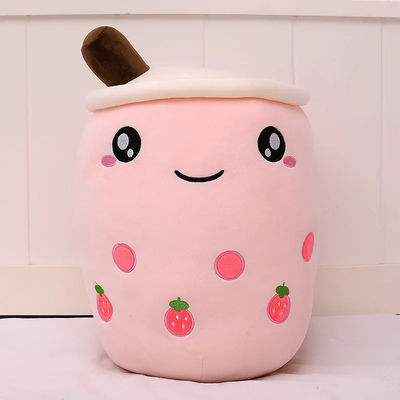 

25/35/50/70cm New Lovely Bubble Tea Cup Shaped Plush Toys Soft Cartoon Pillow Cushion Real Life Milk Tea Doll Kids Baby Gift