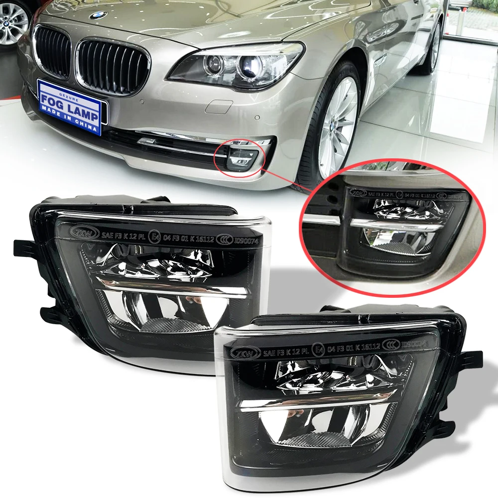 Luz LED antiniebla de parachoques delantero para BMW serie 7, sin errores, F01, F02, F03, 730i, 740i, 750i, 760i, 2011-2015, 63177311287, 63177311288