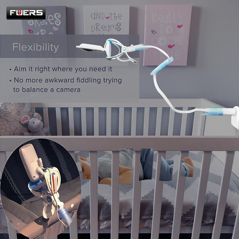 Универсальный держатель для монитора ребенка регулируемый телефона 85 см Гибкая