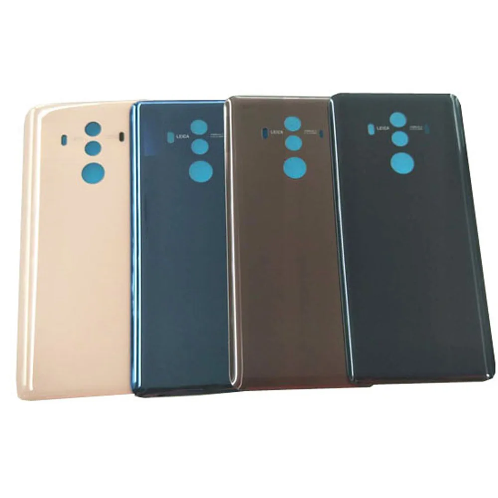 Стеклянная Крышка батарейного отсека для Huawei mate 10 pro Замена задней крышки
