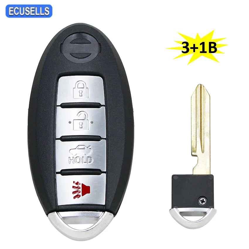 Чехол для ключей с дистанционным управлением 3 + 1 кнопки 4 корпус смарт