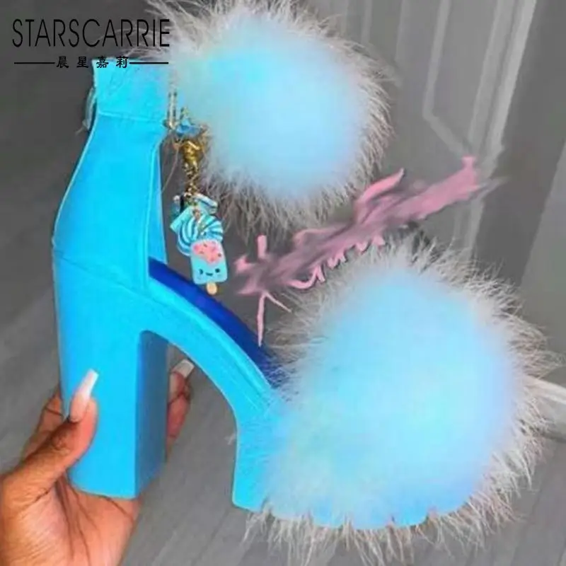 

2022 summer new female high heel sandals women shoes