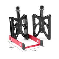 bike pedal support kickstand fold bike mtb pedal aluminum metal body lightweight smooth lubricate pedal cycling accessories