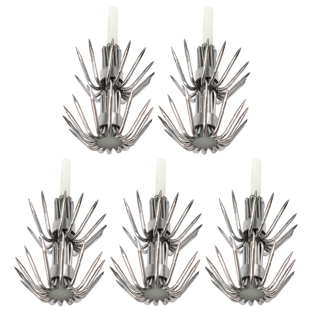 

5 шт., светящиеся Крючки-Осьминог из высокоуглеродистой стали