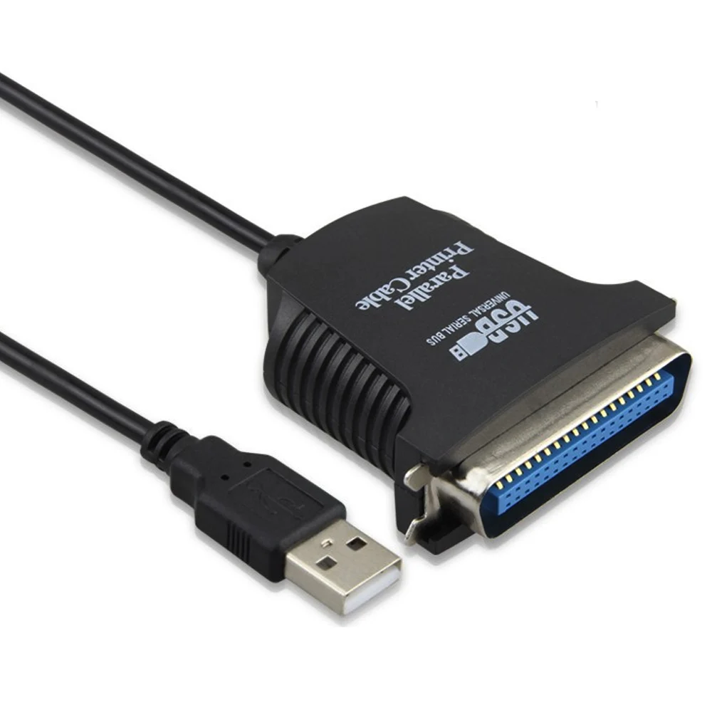 Кабель для параллельного принтера Besegad USB к IEEE1284 CN36 компьютера ПК свинцовый