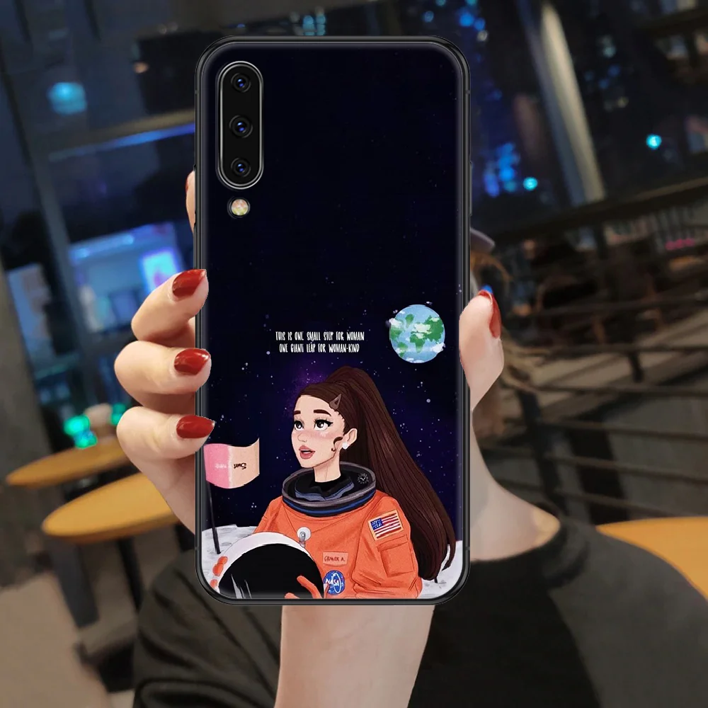 

Cat singer girl Ari Phone case For Samsung Galaxy A 3 5 7 8 10 20 21 30 40 50 51 70 71 E S 2016 2018 4G black 3D shell pretty