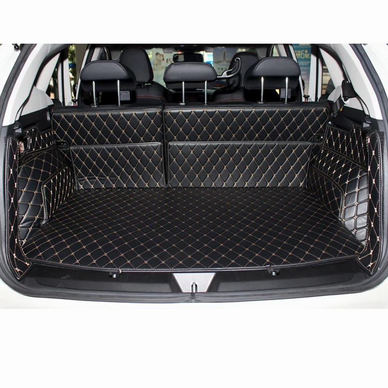 

Custom leather car trunk mats for Subaru XV 2012-2017 2019-2021 years cargo liner accessories interior boot