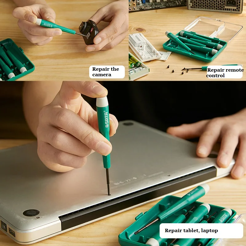 Маленький Набор отверток SATA 6 шт. в партии с микро-часами для ноутбука модель DY06101 |