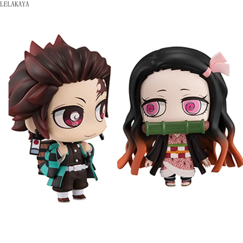 7 см с рисунком из аниме Демон убийца: Kimetsu без Yaiba камадо Tanjirou Nezuko мини ПВХ